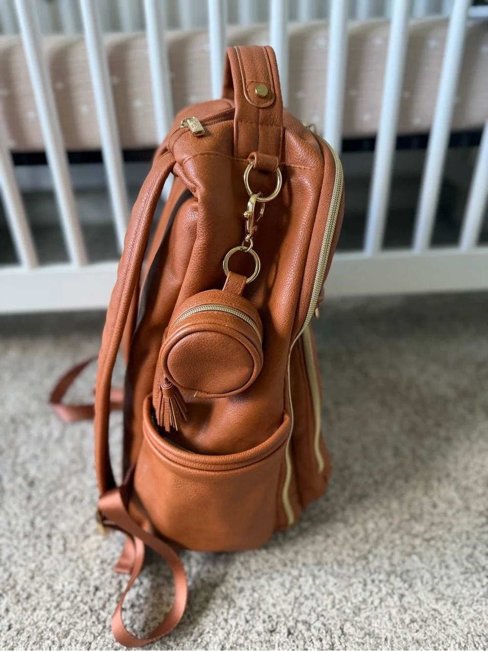 Itzy Ritzy faux leather